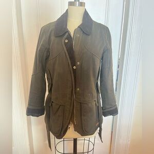 Waxed canvas field jacket Eddie Bauer